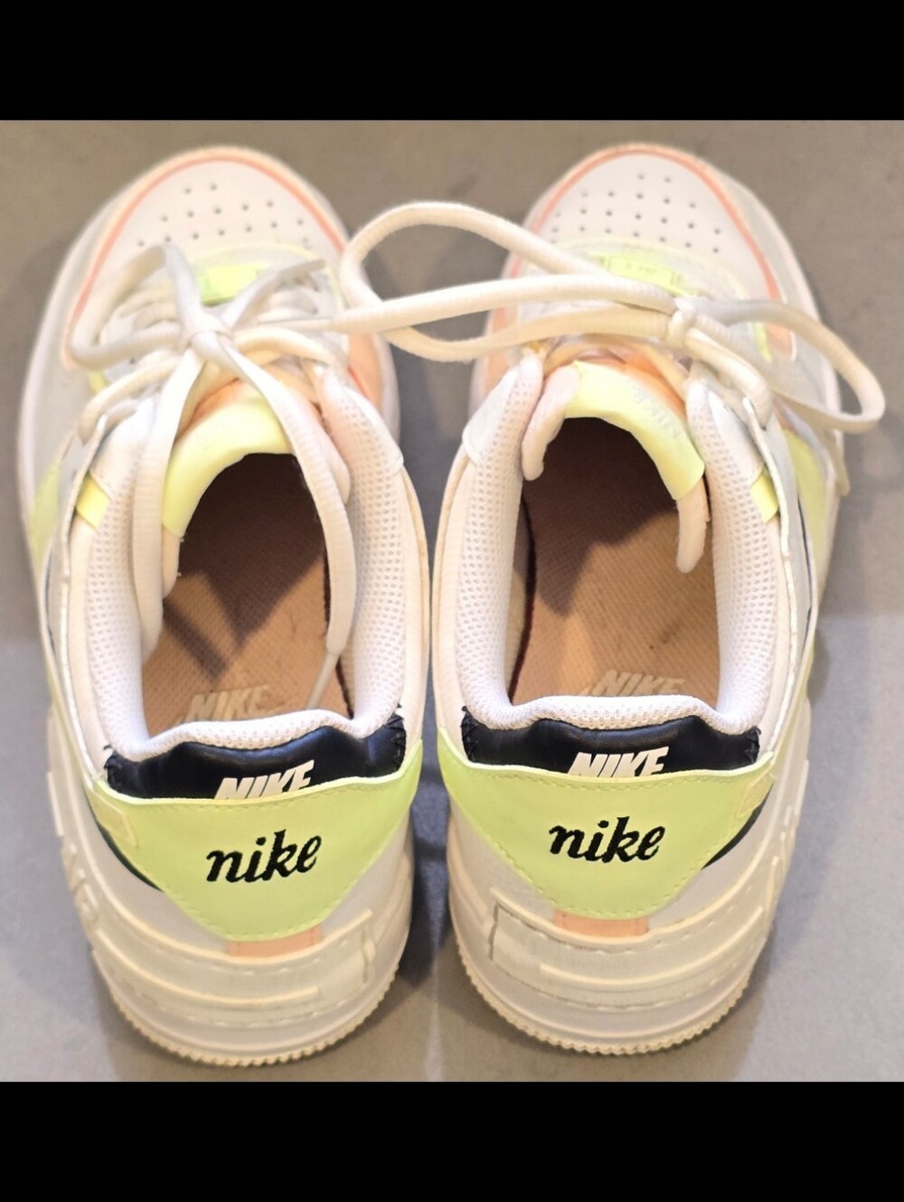 Nike Air Force 1 Shadow sneakers - Summit White, Crimson Tint - Picture 4 of 5